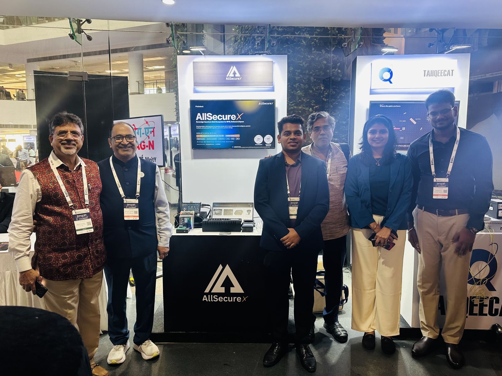 AllSecureX at PRAGATI Q-Foundry 2026, New Delhi