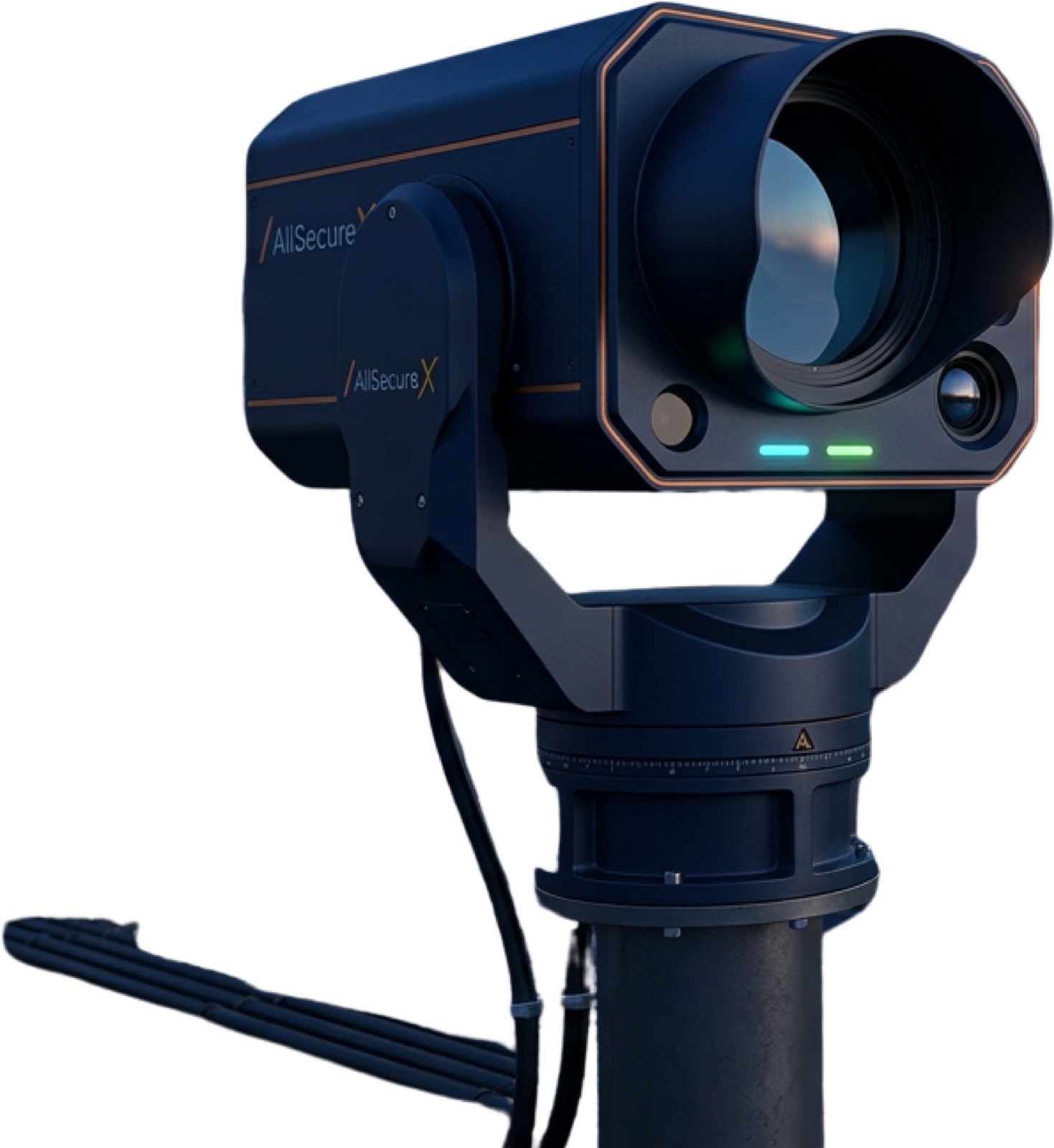 QuantBeam post-quantum free-space optical laser communication device by AllSecureX
